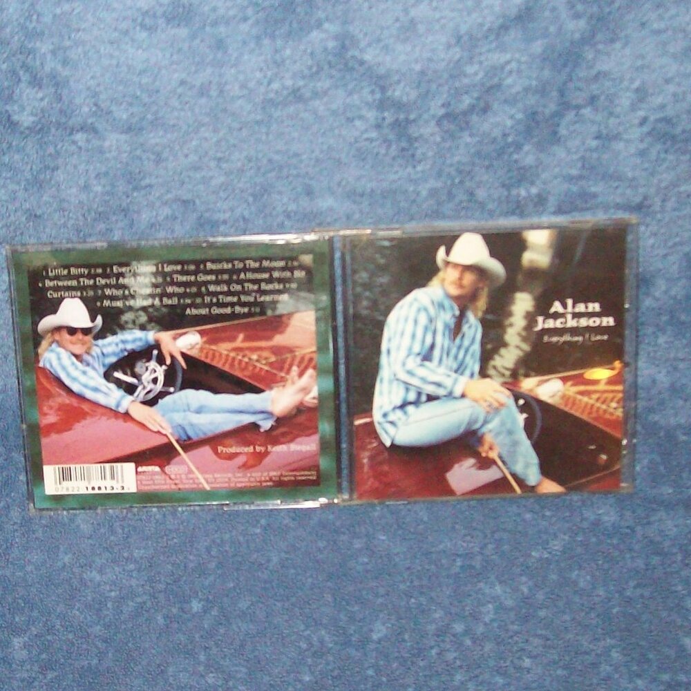 Everything I Love by Alan Jackson (CD, Oct-1996, Arista) Country Music